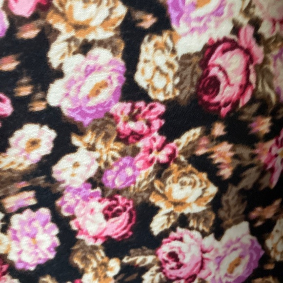 H&M Brown Floral Mock Turtle Neck with Tags - Picture 9 of 9